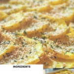 Delicious yellow squash casserole baked with cheese and breadcrumbs