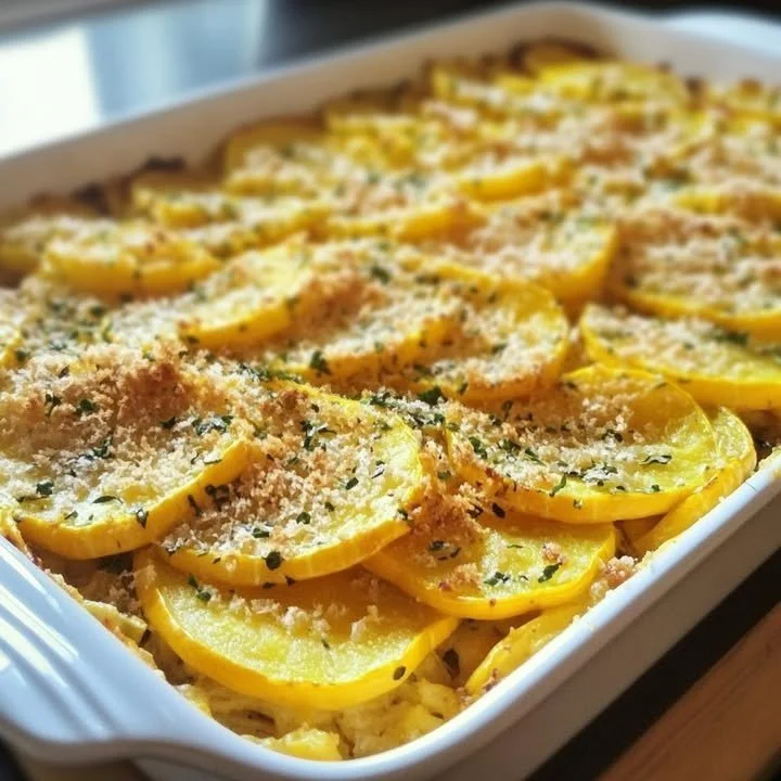 Delicious Yellow Squash Casserole