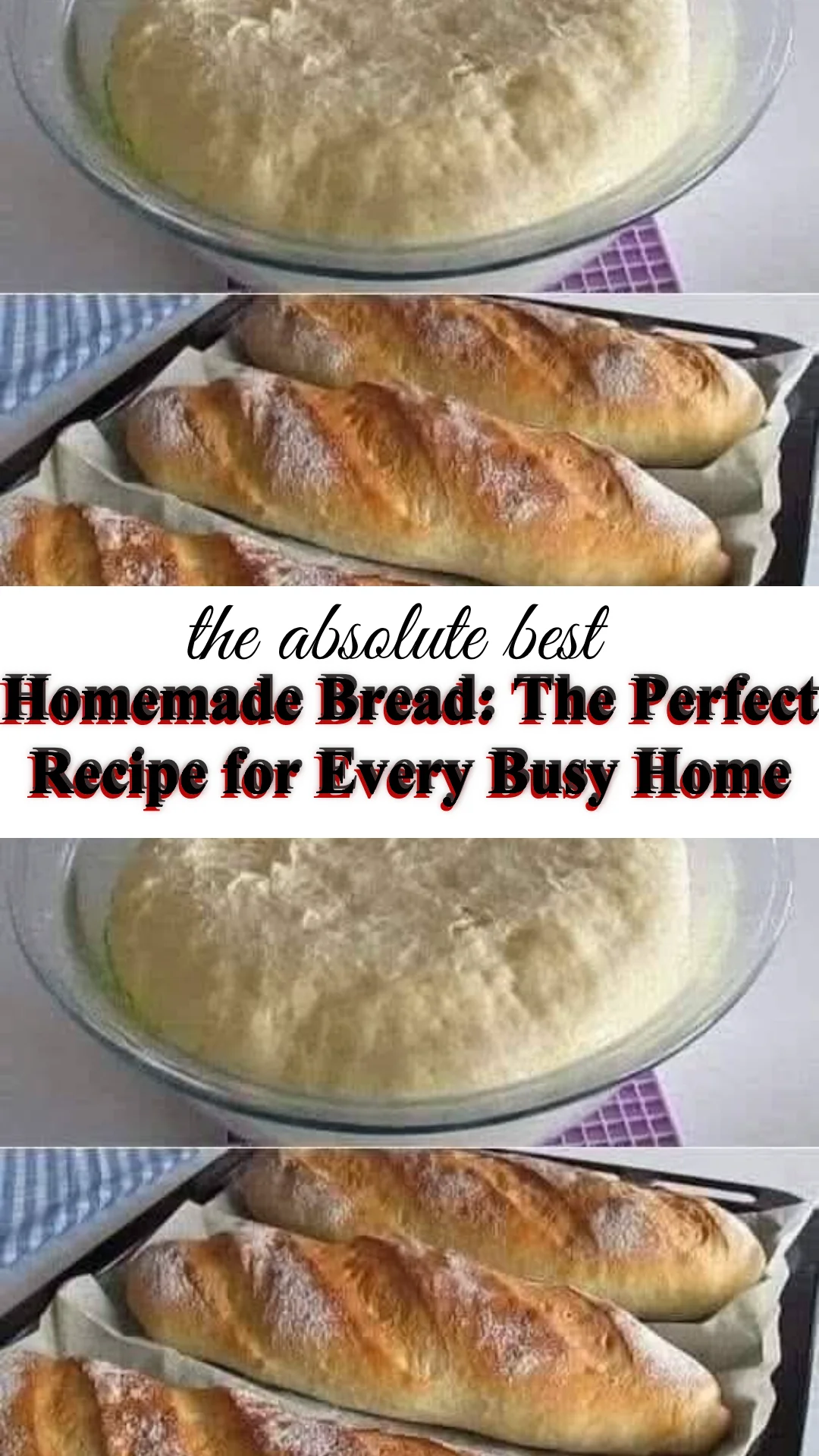 Freshly baked homemade bread on a wooden table