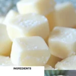 Delicious homemade butter mints on a decorative plate