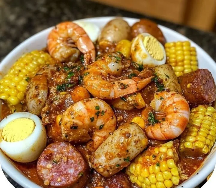 Southern-Style Spicy Seafood Boil Bowl