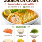 Delicious salmon pastry dish with flaky crust and salmon filling