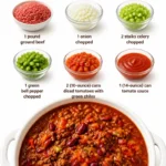 Bowl of hearty Wendy's-inspired chili with beans and spices