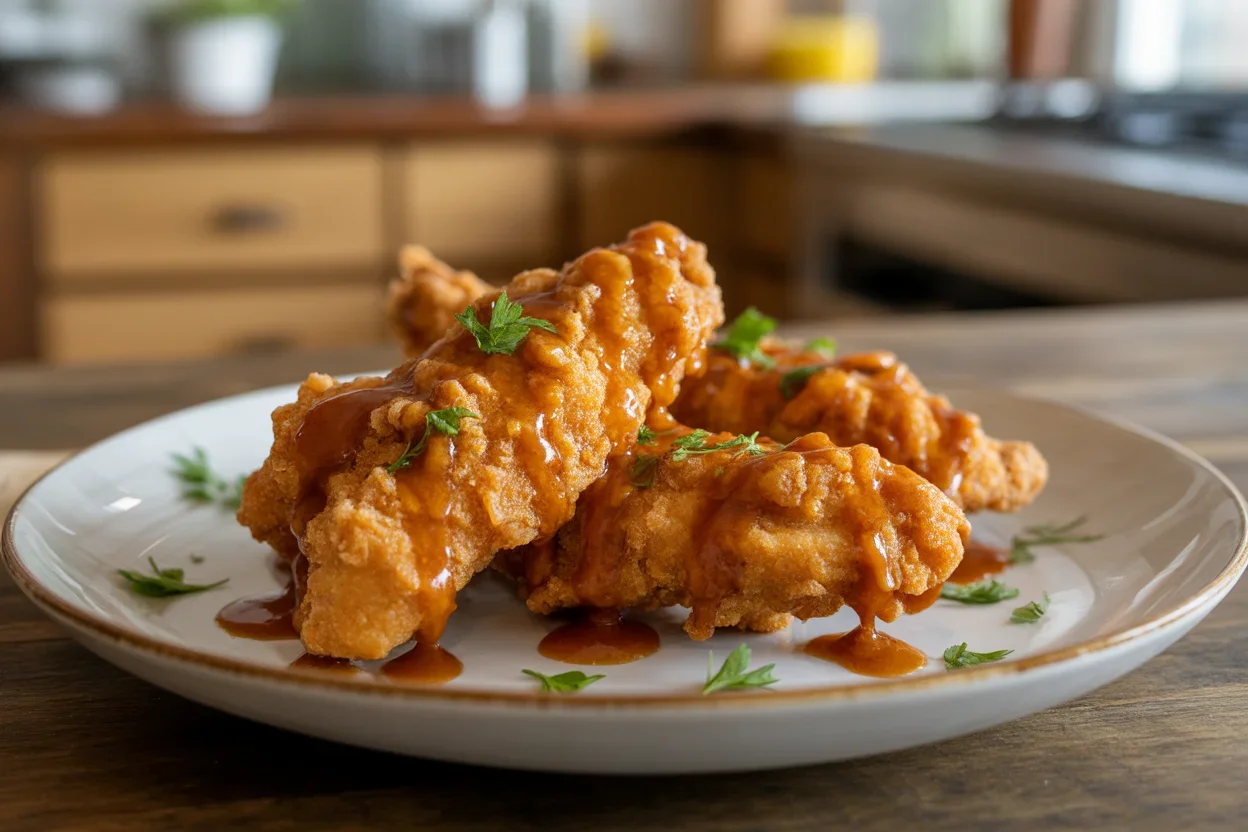 Get Hooked on These Air Fryer Honey Butter Garlic Chicken Tenders!