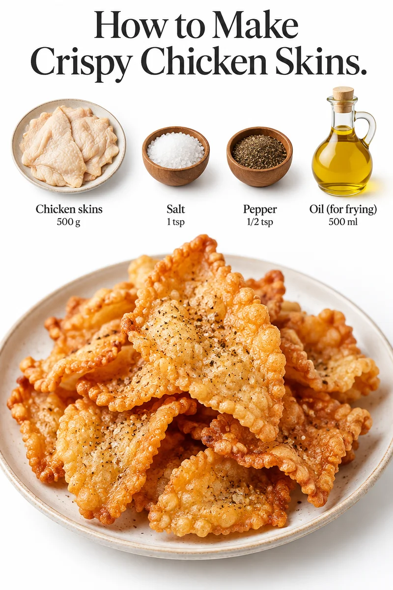 How to Make Crispy Chicken Skins