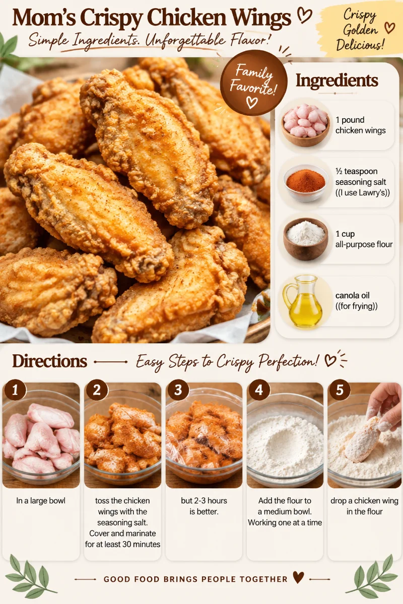 Mom's Crispy Chicken Wings